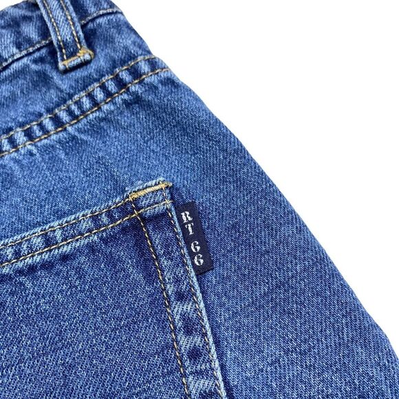 Vintage Route 66 Low Rise Embellished Beaded Embroidered Blue Jeans Sz 4 - Picture 7 of 16